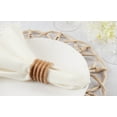 thumbnail image 4 of Saro Lifestyle Wood Ribbed Napkin Ring (Set of 4), 4 of 4