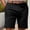 (2026 Trend)Black, variant on Men's Suit Shorts Men's and Big Men's Stretch Twill Flat Front Button Zipper Casual Commuter Shorts with Pocket,Khaki,L