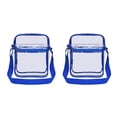thumbnail image 1 of Guardurnaity Bolso de hombro transparente de PVC, bolso de almacenamiento cruzado impermeable, organizador de doble cremallera, bolsas portátiles Type2 NO2, 1 of 6