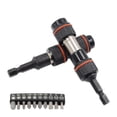 thumbnail image 2 of Destornillador de taladro eléctrico Bits de la extensión del adaptador del adaptador del conductor Hex Shank Potente perforación portátil accesorio accesorio de accesorio de plástico AweSitey TO001159-01B, 2 of 6