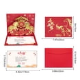thumbnail image 2 of 2026 Year of Horse 3D Lunar New Year Greeting Card with Envelopes, Handcrafted Spring Festival Decorations & Symbolic Blessings, Perfect for Family and Friends, 2 of 5