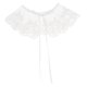 thumbnail image 4 of Blusa Sunnimix Desmontable Cuello Falso Floral Gasa Blanco Collar de Encaje, 4 of 8