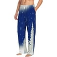 thumbnail image 2 of Balery Christmas Fir Tree print Men's Pajama Pants,Ultra Lightweight Pjs,Lounge Pant-X-Large, 2 of 9
