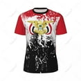 thumbnail image 2 of Exclusive design Yemen Flag Flag Grain 3D Printed Men For Running Bike Soccer Tennis Fitness Sports tshirt Mesh Short T-shirt, 2 of 9
