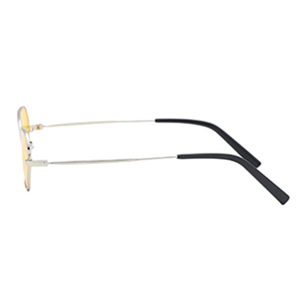 Gafas de sol de ojo de gato pequeñas BLESIY 400 para mujeres amarillo