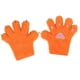 thumbnail image 4 of Guantes de animales para hombres y mujeres, accesorios de cosplay, guantes de peluche con forma de pata de gatito para adultos Naranja, 4 of 9