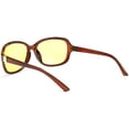 thumbnail image 3 of FEISEDY Classic Womens Night Glasses Driving Anti Glare Wrap Around Yellow Sunglasses B2548, 3 of 14
