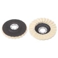 thumbnail image 6 of Wool Felt Polishing Discs 115 Mm Set Of 5 For For Metal Marble Furniture Car Wax Engineered For No Rotation Marks, 6 of 9
