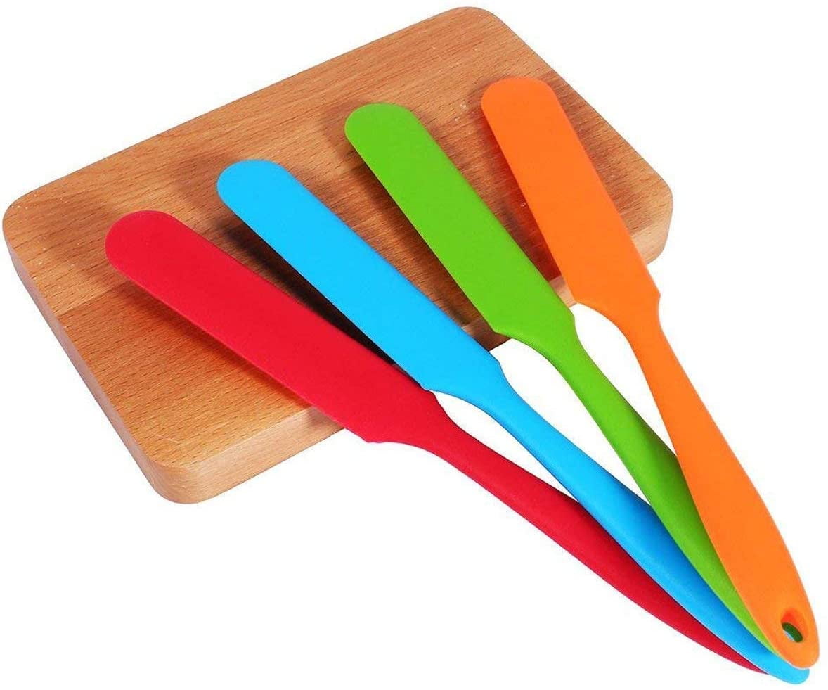 Silicone Spatula Cooking Baking Scraper Cake Cream Butter Mixing Batter Tools LB 