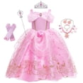 thumbnail image 1 of Vestido de princesa para niña, ropa de fiesta de fantasía, Aurora, Rapunzel, Cenicienta, Bella Durmiente, disfraz de Carnaval de Navidad Fivean unisex, 1 of 2