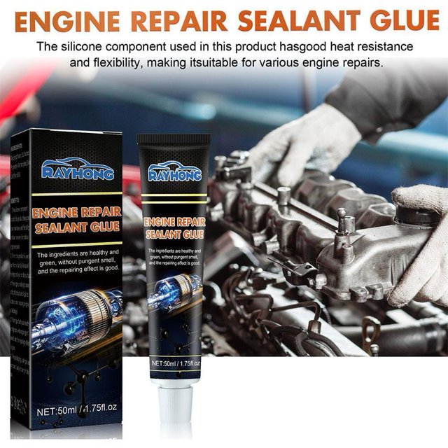 Silicone Engine Repair Gasket Seal Maker, Engine Repair Sealant Glue, Oil Resistance RTV
