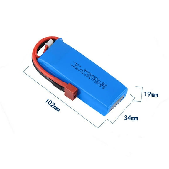 Upgrade 7.4V 3000Mah 2S Lipo Battery Replacement Part For Wltoys 144001 1-14 Rc Car