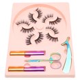 thumbnail image 3 of 3D Fake Eyelashes, Easy To Remove Magnetic Lashes With Eyeliner Kit  For Travel Use, 3 of 8