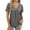 Dark Gray, variant on Summer 2025 Womens Fashion Clothing Set Womens Summer Tops Plus Size Womens Blouses And Tops Dressy Plus Size T Shirts For Women Cotton V Neck