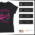 thumbnail image 6 of Country Girl Love Smell Of Diesel T-Shirt Pink Truck Fuel Southern Cowgirl Western Rodeo Pride Life Gift Women's Tee, 6 of 7