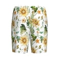 thumbnail image 4 of Picia Watercolor Bright Sunflowers Pajama Shorts for Men, Men's Pajama Bottoms, Sleepwear,Short Pajama Pants-XX-Large, 4 of 9