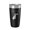 Black, variant on Trillium Lake Map Tumbler Travel Mug Insulated Laser Engraved Coffee Cup Oregon 20 oz Coral