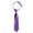 Purple, variant on Krdevn Korean Japanese Style Short Solid Color Girls Kids No Tie Bow Tie Easy Pull School Preppy Accessory,One Size