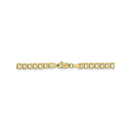 Curb-Link Chain Necklace in 10k Yellow Gold 18" (4.25mm)