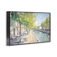 thumbnail image 2 of Stupell Industries Transitional Montrouge Canal Promenade Black Framed Giclee Art, 24 x 16, by Creative Studio, 2 of 8