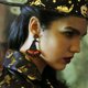 thumbnail image 3 of Pendientes con cuentas de sombrero de Halloween ANGGREK colgantes 1 par ligeros, 3 of 8