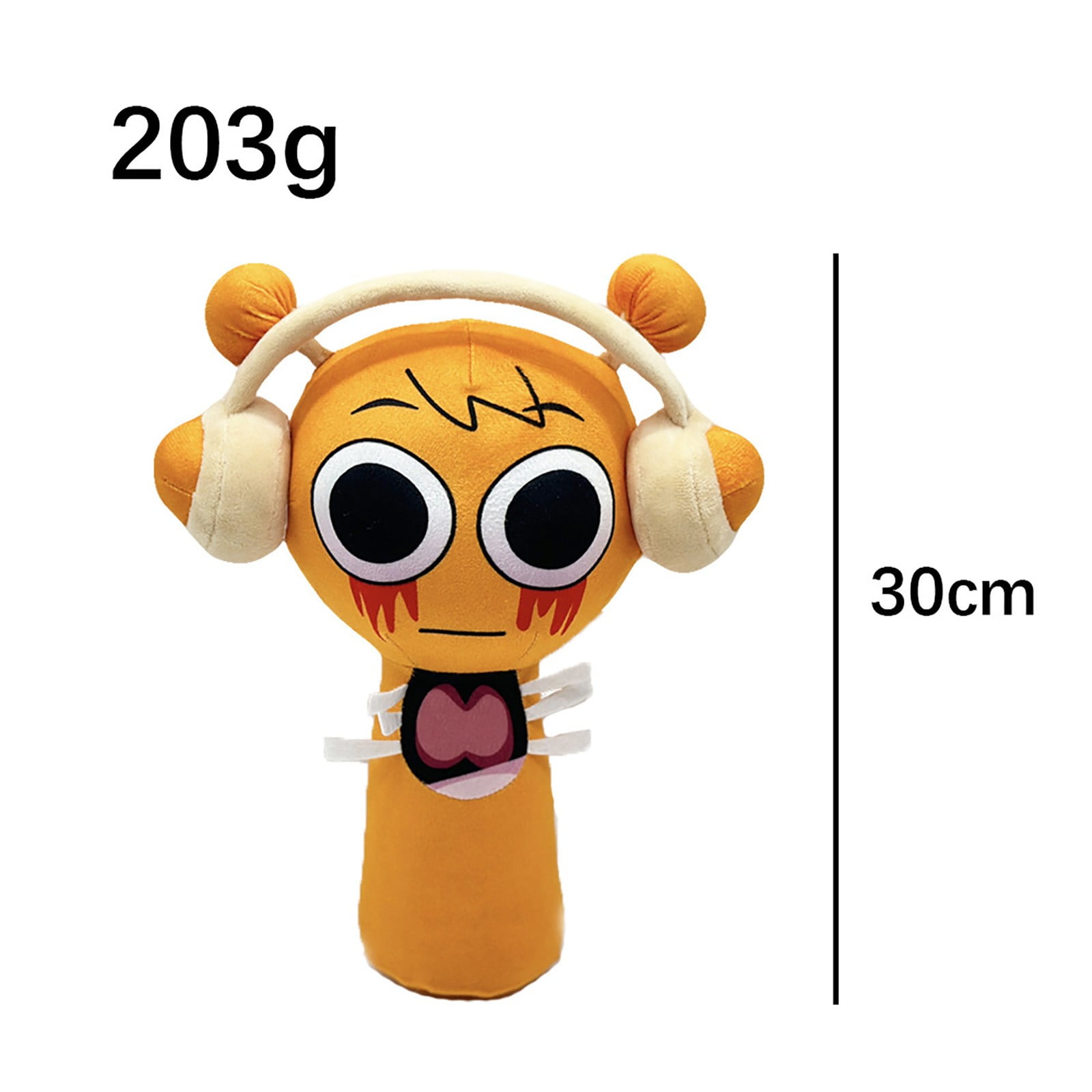 Peluche Sprunki Wenda Orange - Douce Et Amusante, Idéale Pour Fans Et Enfants