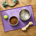 thumbnail image 2 of Vibrant Life Large Silicone Pet Feeding Mat, Purple, 23.5" x 16", 2 of 5