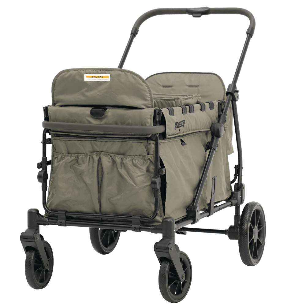 Keenz VIVA 2-Passenger Stroller Wagon – Compact Power for City Life | Green