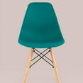 thumbnail image 4 of Heavenly Collection Navy Green Wood Chair SET OF 6, 4 of 6
