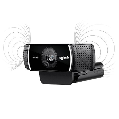 Logitech 1080p Pro Stream Webcam for HD Video Streaming and Recording at 1080p 30FPS