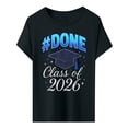 thumbnail image 3 of MEICHEN Graduation Gifts for Her: Class Of 2026 Senior 26 High School Graduation T Shirt Womens Spring Summer Tops, 3 of 3
