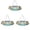 Sky Blue 3PCS, variant on "RELAX " Oval Beach Hanging Sign Coastal Nautical Wall With & Seashell Acrylic Summer Beach Sign For Bathroom Beach Porch