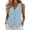Light Blue*1, variant on TARIENDY Womens V Neck Tank Tops Button Down Sleeveless Shirts polka dot Vest Tops Fashion Clothes Summer Casual Outfits White*1 XXL