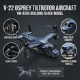 thumbnail image 5 of 1486-Piece V-22 Osprey Military Helicopter Building Blocks Set, Collectible Aviation Model Kit for Adults & Teens, 5 of 7