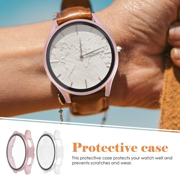 WEUVEB 2-Pack Replaceable Watch Covers Protective Case for Outdoor Sports and Everyday Use