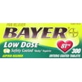 thumbnail image 3 of Bayer regimen tablets, adult low strength aspirin pain reliever, 81 mg - 300 ea, 3 of 4