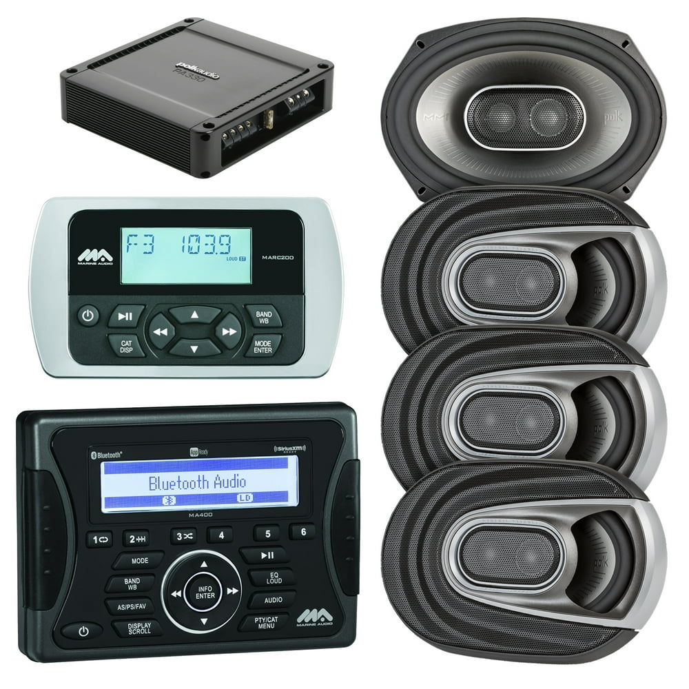 Jensen Marine Audio MA400 Bluetooth USB iPod/iPhone Stereo