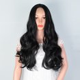 thumbnail image 1 of Peluca de estilo europeo y americano Peluca de mujer Peluca de mujer de punto medio Peluca de fibra química Cabello largo y rizado Peluca de ondas grandes Tocado, 1 of 3