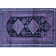 thumbnail image 1 of Ahgly Company Indoor Rectangle Persian Blue Traditional Area Rugs, 4' x 6', 1 of 4