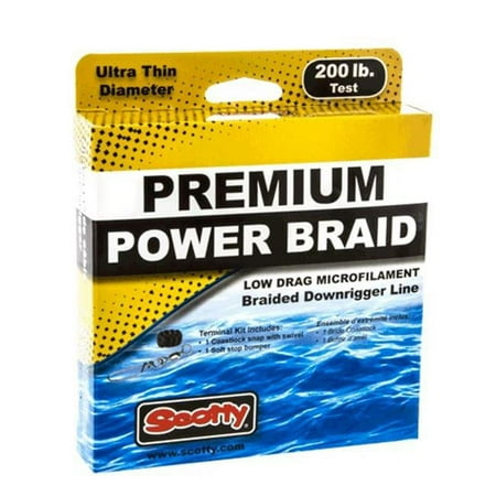 UPC: 0062017027029 | 200 lb Power Braid Downrigger Line