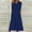 Dark Blue, variant on Up to 65% off SEMPAI Sun Dresses Women Summer Casual Pleated Loose Swing Midi for Women Flral Print Knee Length Plus Size Dress Crewneck Short Sleeve Wedding Guest Dress