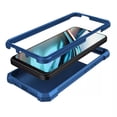 thumbnail image 3 of TJS for BLU View 5 Phone Case, Full Body Protective Heavy Duty Hybrid Bumper Cover (Teal), 3 of 5
