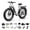 White, variant on PUCKIPUPPY 26" Electric Bikes for Adults 960W Peak Step Thru Ebike up to 60Miles Range 28 mph Max Speed Fat Tire E-Mountain Bike 48V 15AH Battery, Front Suspension, 7 Speed, Comply with UL2849 By SGS