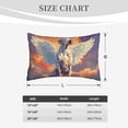 thumbnail image 4 of Susaid Colorful Cloud Spotted Dog Print Pillowcases Multiple Size, Pillow Cover Super Soft Envelope Closure Standard Pillow Case-14"x20", 4 of 6