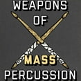 thumbnail image 2 of CafePress - Weapons Of Mass Percussion Maternity Dark T Shirt - Maternity Dark T-Shirt, 2 of 3