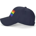 thumbnail image 3 of Pride Rainbow LGBT Flag of The Northern Mariana Islands Baseball Cap Women Men Hat Adjustable Truck Driver Baseball Caps, 3 of 8