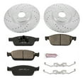 thumbnail image 3 of PowerStop Front Z23 Evolution Sport Carbon-Fiber Ceramic Brake Pad and Drilled & Slotted Rotor Kit Fits: FORD Select Models K6479, 3 of 10