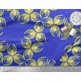 thumbnail image 3 of Soimoi Blue Rayon Fabric Florals Floral Print Fabric by Yard 56 Inch Wide, 3 of 3