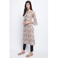 thumbnail image 2 of Rajnandini Women's Pure Cambric Cotton Jaipuri Printed Kurti (JOPLJPR135-XL_White_XL), 2 of 5