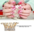 thumbnail image 4 of Juego De Portaescobillas Para Decoración De Uñas, Diseño Decon Diamantes De Imitación, Acero Inoxidable, Estuche De Almacenamiento Para Herramientas De Manicura, Fácil De, 4 of 7